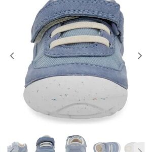 Stride Rite Blue Baby Walker Shoes